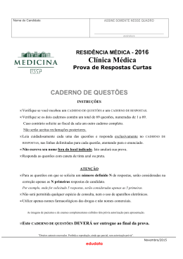 Especialidades com Pr&eacute;-requisito em Cl&iacute;nica M&eacute;dica