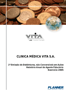CLINICA MÉDICA VITA S.A. - A integra das informações no
