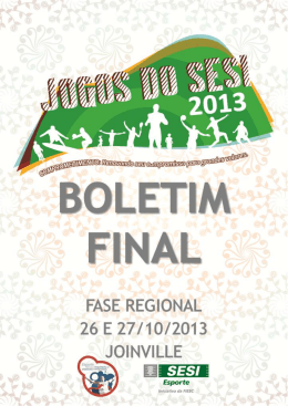 2013 - boletim final