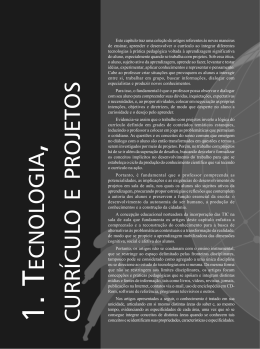 Tecnologia, Currículo e Projetos