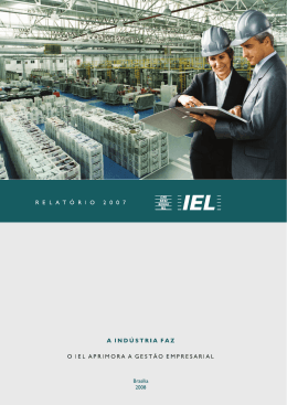 Relatório Anual do IEL - 2007