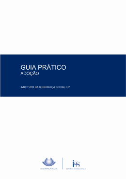 Guia Pr&aacute;tico &ndash; Ado&ccedil;&atilde;o