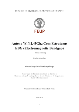 Antena Wifi 2.45Ghz Com Estruturas EBG