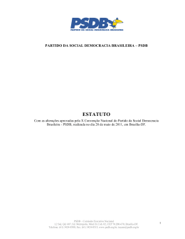 Estatuto do PSDB