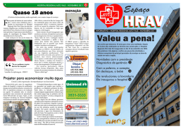 HOSPITAL IMPRESSÃO - Hospital Regional do Alto Vale do Itajaí