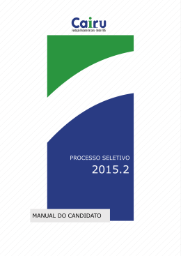 Manual do Cadidato_Processo Seletivo 2015_2.indd