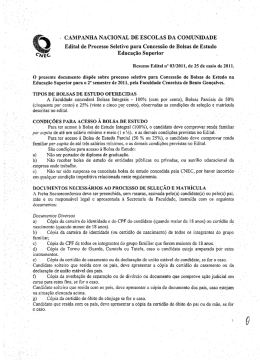 a) f ÇAMPANHA NACIONAL DE ESCOLAS DA coMUNIDADE.