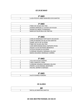 2&ordm; ANO 3&ordm; ANO 4&ordm; ANO 5&ordm; ANO 6&ordm; ANO BII