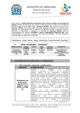 edital normativo nº 02/2015 processo seletivo nº 01/2015