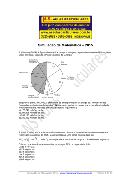 Simulad&atilde;o de Matem&aacute;tica &ndash; 2015