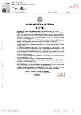 Press Review page - Câmara Municipal de Setúbal