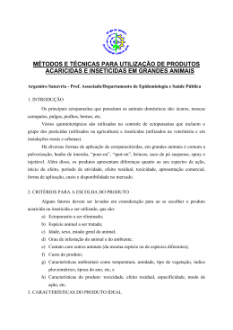 DISCIPLINA DE DOEN&Ccedil;AS PARASIT&Aacute;RIAS &ndash; IV 125
