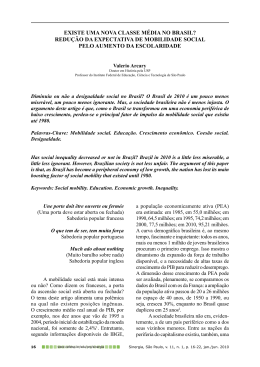 Existe uma nova classe m&eacute;dia no Brasil?