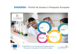 EURAXESS – Portal de Acesso à Pesquisa Europeia