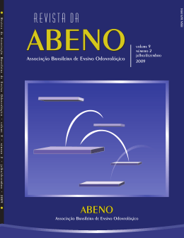 volume9, n&ordm; 2 - Associa&ccedil;&atilde;o Brasileira de Ensino Odontol&oacute;gico