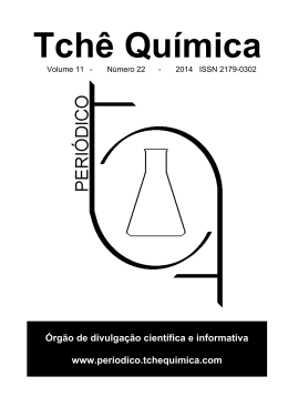 Periódico Tchê Química. Vol. 11