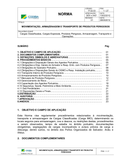 1. OBJETIVO E CAMPO DE APLICA&Ccedil;&Atilde;O Esta Norma visa