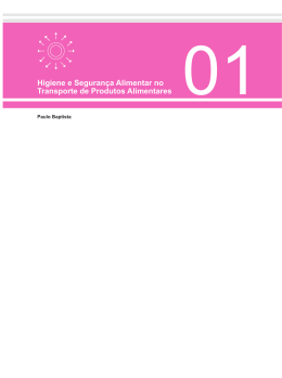 Higiene e Seguran&ccedil;a Alimentar no Transporte de