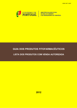 Guia dos Produtos Fitofarmac&ecirc;uticos