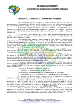 MOPP - Via Brasil Consultoria em Produtos Perigosos
