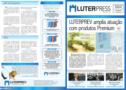 LUTERPREV amplia atuação com produtos Premium