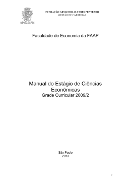Manual do Estágio de Ciências Econômicas