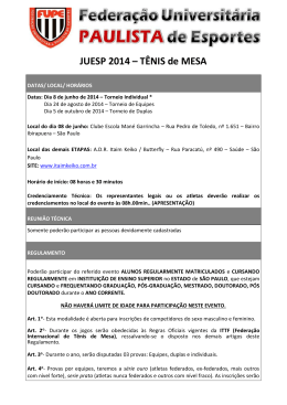 JUESP 2014 &ndash; T&Ecirc;NIS de MESA