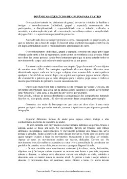 DIN&Acirc;MICAS (EXERC&Iacute;CIOS DE GRUPO) PARA TEATRO Os