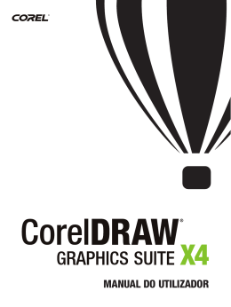 Guiado usu&aacute;rio da su&iacute;te de aplicativos gr&aacute;ficos CorelDRAW X4