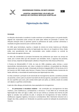 6. Manual de Higieniza&ccedil;&atilde;o das M&atilde;os