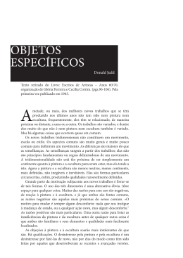 Donald Judd – Objetos Específicos