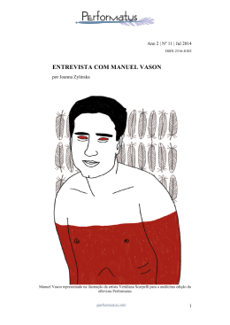 ENTREVISTA COM MANUEL VASON