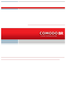Comodo Brasil Tecnologia - www.comodobr.com Página 1 de 4