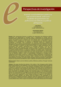 Perspectivas de investigaci&oacute;n - VII Encuentro Ib&eacute;rico EDICIC 2015