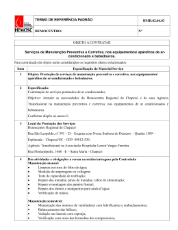 Termo de Referencia CP 399-14Manutencao de ar condicionado