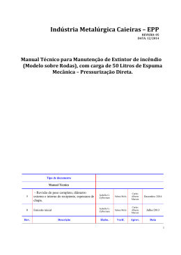 8 - MANUAL TÉCNICO PARA MANUTENÇÃO DE