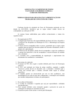 ASSOCIAÇÃO CATARINENSE DE ENSINO FACULDADE