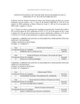 Portaria &ndash; n&ordm; 817 &ndash; MS - 06-10-2015 &ndash; Tornar sem efeito nomea&ccedil;&atilde;o