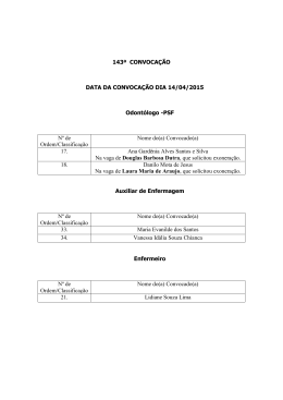 143&ordf; CONVOCA&Ccedil;&Atilde;O DATA DA CONVOCA&Ccedil;&Atilde;O DIA 14/04/2015