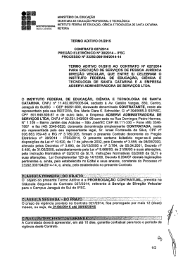 Termo Aditivo 01/2015