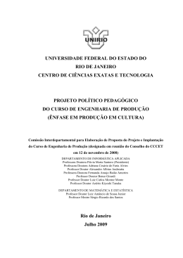 Engenharia de Produ&ccedil;&atilde;o