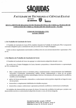 FACULDADE DE TECNOLOGIA E CI&Ecirc;NCIAS EXATAS