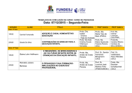 Data: 07/12/2015 &ndash; Segunda-Feira
