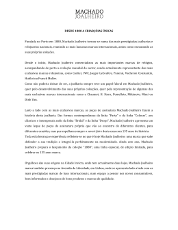 Imprensa - Machado Joalheiro