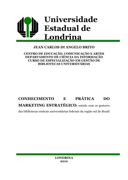 Universidade Estadual de Londrina JEAN CARLOS DI