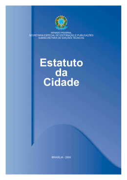 Estatuto da Cidade