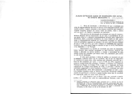 Alguns Estranhos Casos de Sociedades Por Cotas