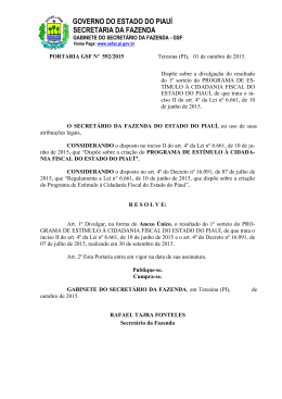 Resultado da Loteria Federal - Sefaz - PI