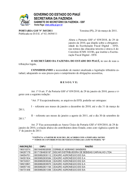 2011 - Sefaz PI - Governo do Estado do Piau&iacute;
