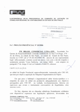 Impugna&ccedil;&atilde;o